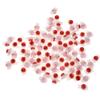 Davitu New Hot 100 Pcs Data Phone Wire Butt Splice 3 Ports UR Connectors Red Clear view 1