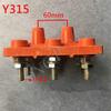 Davitu 1Pcs Y Series Electromotor's Binding Post Three-phase Motor Terminal Block Wiring Board Rack - (Color: Y315) view 1