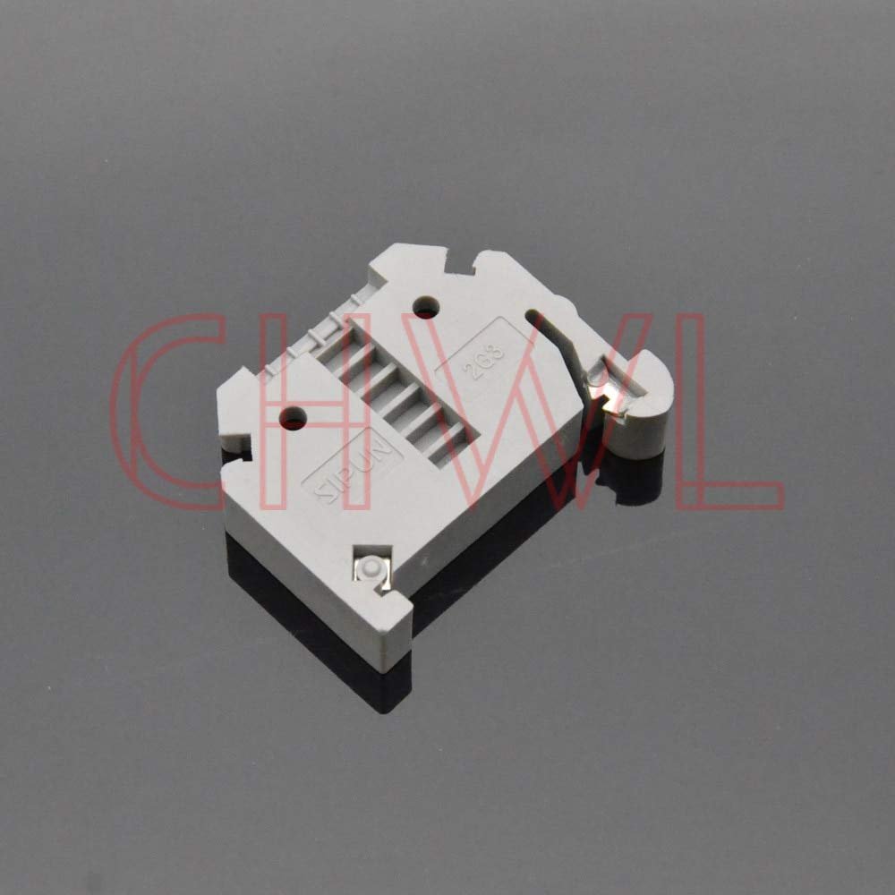 Davitu 25pcs/lot UK-2G3 Universal Terminal Block Fixed Component - (Color: Grey)