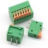 Davitu 50PCS 2.54mm Pitch Spring Terminal Blocks Connector 11P 12P KF141R Right Angle Green RoHS PCB Mounted - (Color: 13 Pin) view 1