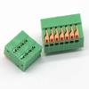 Davitu 50PCS 2.54mm Pitch Spring Terminal Blocks Connector 11P 12P KF141R Right Angle Green RoHS PCB Mounted - (Color: 13 Pin) view 4