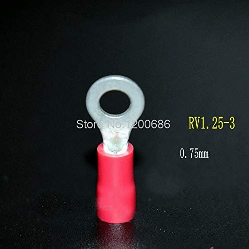Davitu RV1.25-3 GB copper 0.7 Thickness fork-shaped cold-pressing terminal