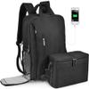 CADeN DSLR Camera Backpack Bag Waterproof Anti Theft with 15.6 inch Laptop Compartment, USB Charging Port, Tripod Holder, Rain Cover, Inner Case, Compatible for Sony Canon Nikon Olympus Black view 1