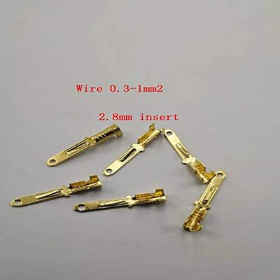 Davitu 2.8 Quartz Male Insert Terminals Brass Connectors