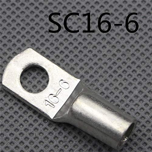 Davitu 1piece SC(JGK)16-6 tinned copper cable lugs crimp type Electric power fittings equipment contact B type