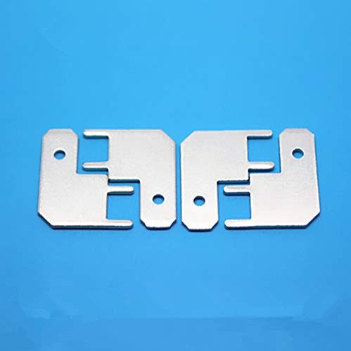 Davitu 4.8 90 degree Bend 2p Terminals PCB Board plug Inserts 100PCS