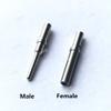 Davitu 10/20Pcs DT Series Pin Contact 0462-201-16141 0460-202-16141 Stainless Steel 16-20AWG Deutsch Crimp Solid Terminal Female Male - (Color: 20Pcs Female Male) view 2