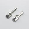 Davitu 20 Sets 6.3mm Crimp Terminal Copper 6.3 mm Splice Female Spade Connector Locking Splice Terminal With Case view 2