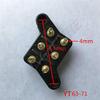Davitu 1Pcs YT Series Binding Post 63-71/80-90/100-132/160-180/200-225 Three-phase Motor Terminal Block Wiring Board Rack - (Color: YT63-71) view 1