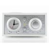 Tivoli Audio Model Three Bluetooth Clock Radio with USB (White/Silver) view 1