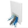 DataComm Electronics 15-Inch ABS Plastic Enclosure Box with Brush Cover, Recessed Media Box For Seamless Home, Office Connectivity Solutions, In-Wall Box, Hides TV Outlet & Cables view 4