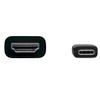 Tripp Lite USB C to HDMI Cable Adapter (M/Thunderbolt 3 HDMI Cable Adapter, Gen 1, Converter On HDMI End, 4K HDMI @ 60 Hz, 4: Black, 6 ft. (U444-006-H4K6BE) view 3