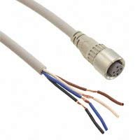 OMRON XS2F-E421-G80-F Ethernet Cables/Networking Cables M12 IP69K Cable 5M 4P Straight RobotCL3, CBL FMALE Sockets to Wire Lead 4P 16.4'