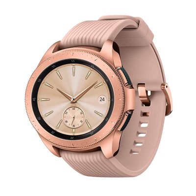Samsung Galaxy Watch (42mm) Smartwatch (Bluetooth) Android/iOS Compatible, SM-R810, International Version (Rose Gold) (Renewed)