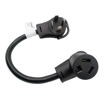 Parkworld 60769 Welder Adapter Cord Welding NEMA 14-60P to 10-30R Dryer 3 Prong Female, 30AMP, 1.5FT