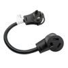 Parkworld 60769 Welder Adapter Cord Welding NEMA 14-60P to 10-30R Dryer 3 Prong Female, 30AMP, 1.5FT view 1