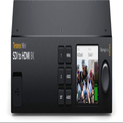 Blackmagic Design Teranex Mini SDI to HDMI 8K HDR Converter and Monitoring Solution