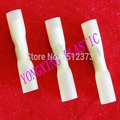 Davitu 15PCS FRD5-156 Heat shrinkable bullet male insulating Terminal Yellow color 12-10AWG(4-6) Square cable