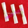 Davitu 15PCS FRD5-156 Heat shrinkable bullet male insulating Terminal Yellow color 12-10AWG(4-6) Square cable view 1