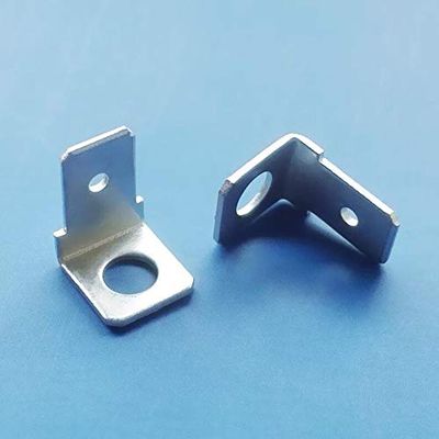 Onvas 6.3mm Insert 250 L Male tab PCB Terminals 90 Degree Angle 100PCS