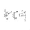Onvas 6.3mm Insert 250 L Male tab PCB Terminals 90 Degree Angle 100PCS view 3