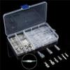 Davitu 270Pcs 2.8/4.8/6.3mm Spade Crimp Terminals Electrical Insulating Sleeve Wire Wrap Connectors Male/Female Kit view 2