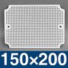 Davitu 150200mm ABS Mounting Plate For Waterproof Plastic box Electrical Enclosure junciton boxes with - (Color: 150x200mm) view 1