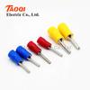 Davitu 1000pcs/pack PTV2-18 Pin shape Pre Insulated Terminal Cable Wire Connectors Electrical Crimp Terminals Cold pressed Terminals - (Color: Red) view 3