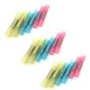 Davitu 100pcs BHT1.25 BHT2 BHT5 Water proof heat shrinkable connecting pipe, electric wire waterproof middle joint, cold pressure - (Color: Blue) view 2