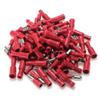 Davitu BMBY Hot 100x Cable lugs Round sockets + Round connector crimp Set Red view 1