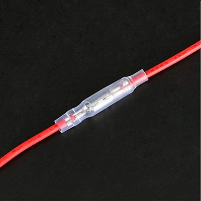 Davitu 50pc 4.0 bullet terminal car electrical wire connector diameter 4mm pin Female male terminal with case - (Color: bullet male head)
