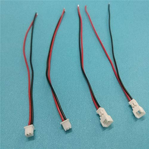 Davitu 1.25mm 2P joint insertion extension connector cable Male female docking terminal cord 200pair - (Pins: 2P)