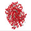 Onvas 100PCS 12 AWG Long Tube Insulated End Terminal Wire Copper Crimp Connector E4018 - (Color: yellow) view 4