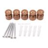 Onvas 5PCS High Frequency Electric Porcelain Gourd 24mm Porcelain Ceramic Insulator 2019 New - (Color: Black) view 4