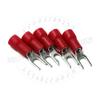 Davitu 1000PC SV1.25-3.2 Fork Type Pre Insulated Wiring Terminals for AWG Red view 1