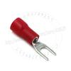 Davitu 1000PC SV1.25-3.2 Fork Type Pre Insulated Wiring Terminals for AWG Red view 2
