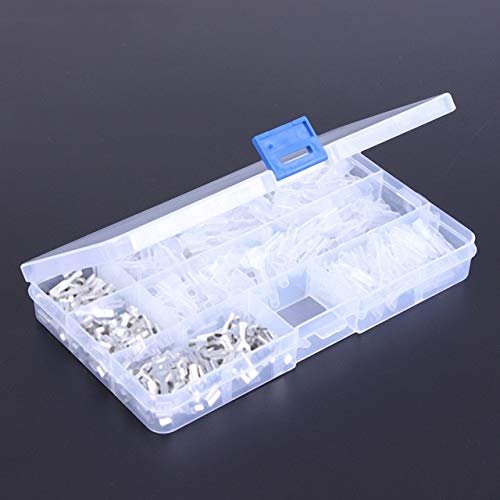 Davitu 150pcs 6.3MM 2.8MM 4.8MM Male Female Car Spade Connector Splice Crimp Wire Terminals - (Color: as pics)