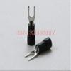 Davitu 100PCS/lot pre-insulating terminal SV1.25-6 22-18AWG(0.5-1.5 square meter) - (Color: black 100pcs) view 1
