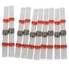 Davitu Hot 10 pcs Heat-shrinkable Connector Terminal Extender Electric END to END Welding Car shrinkable Red 3mm - (Color: Red) view 1