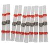 Davitu Hot 10 pcs Heat-shrinkable Connector Terminal Extender Electric END to END Welding Car shrinkable Red 3mm - (Color: Red) view 2
