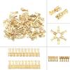 Davitu 100Pcs/Set 4.8/6.3mm Female Crimp Terminal Connector Gold Brass/Silver Car Speaker Electric Wire Connectors Set - (Color: 2.8mm Silver) view 2