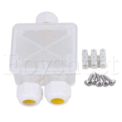 Davitu IP68 3-way 450V 24A Transparent Waterproof Junction Box for 4-9mm Cable