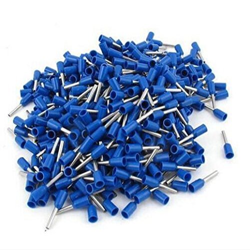 Davitu 1000pcs E4009 12 AWG 4.0mm2 Insulated Cord End Terminal Wire Ferrules - (Color: Blue)