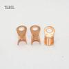 Davitu 200Pcs OT-80A 8.2mm Open Copper Battery Crimp Terminal Wire Lugs Ring - (Color: 80A) view 3