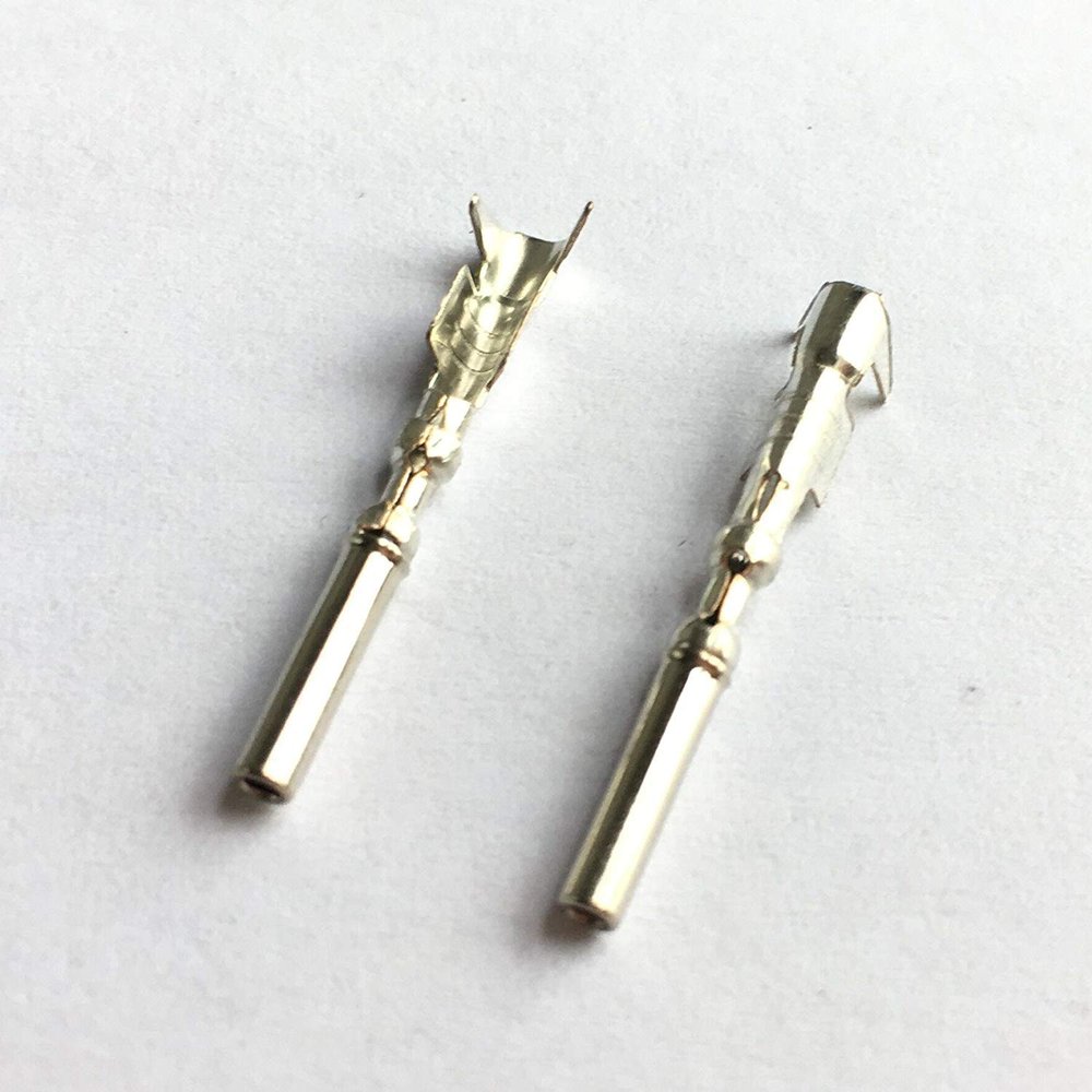 Davitu 100 Sets Terminals Pins For Amp Tyco TE 4-1437290-0 3-1437290-7 3-1447221-4