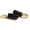 Davitu 1pair Rubber PVC 3.5cm Red/Black RV6-8 Car Audio Terminal wire Ring Connector for Combining the Ground Wire of Car Audio - (Color: Black) view 1