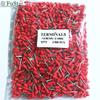 Davitu 1000pcs E0508 Tubular Wire Cold Pressure Connector Electrical Terminals Cable Crimps Wire Ferrules For 0.5mm2 22 AWG Wire VE0508 - (Color: YELLOW) view 4