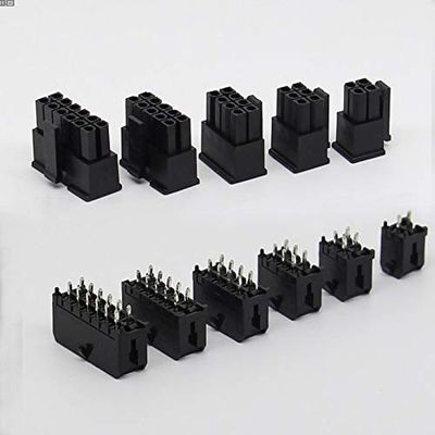 Davitu 100set Double row straight pin Male and female plastic shell connector terminal 5557 Pitch 3.0mm 2P-18P PCB - (Pins: 18P)