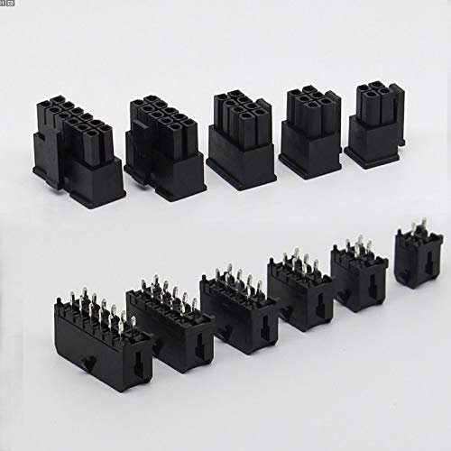 Davitu 100set Double row straight pin Male and female plastic shell connector terminal 5557 Pitch 3.0mm 2P-18P PCB - (Pins: 18P)