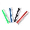 Onvas 8PCS 12bit short circuiter and Insulated Terminal Strip circuit chip wiring connecting bar tb2512 black and red - (Color: Green) view 2